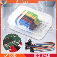 10pcs/set SDK08 Test Clips with Jumper Wires IC Test Hook Clips 40V Chip Foot Clip 2A Micro IC Clamp