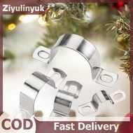 ziyulinyuk Thickened U-Tube Strap Saddle Clamp Stainless Steel Horseback Wire Throat HoopCable Faste