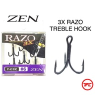 Zen Razo 3X Treble Hook Teflon Coated Zagan