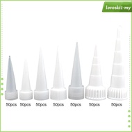 [LovoskibcMY] 50x Sealing Nozzles Finisher Tools, Versatile Sealing Caps Sealing Nozzles for Wall Ti