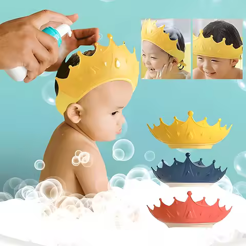 Baby shampoo products ear protection silicone shampoo caps baby and children bath products bathroom 