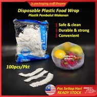 Disposable Plastic Wrap Food Cover Free Size Keeping Food Fresh Storage Bag Film Sleeve PE Freezing