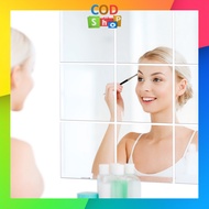 - 5323 Stiker Dinding Kaca Cermin / Mirror Wall Sticker Dinding / Cermin Sticker Dinding / Cermin Te