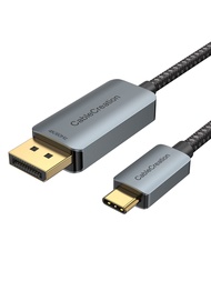 CableCreation USB C to DisplayPort 1.2 Cable 6FT [4K@60Hz, 2K@165Hz, 2K@144Hz], USB Type C to DP Cor