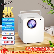 WAJIB PUNYA PROYEKTOR Y2 HOME THEATER PROYEKTOR ANDROID PROJECTOR WIFI 4K 8000 LUMENS RUMAH PINTAR L