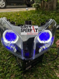 Lampu Depan Reflektor Vario Techno K50 K51 110 Cbs Karbu 2010 2011 2013 biled billed led