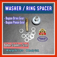Ring SPACER / STAINLESS STEEL FISHING REEL WASHER GEAR - Ring Spacer Drive Gear / Ring Spacer Pinion