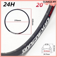 [SUNAGE]20 inch mountain bike wheel rim 24/28/32/36 hole double disc wheel rim