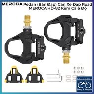 MEROCA HD-82 Road Bicycle Pedal with 6 Degree Fish, Chromoly Steel Shaft, DU Sealed Bearing