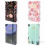 CARAMELOMA Pocket Calendar 2026, A6 Weekly and Monthly 2026 Pocket Planner, Schedule Organizer Agend