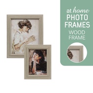 AT HOME Sienna Modern Picture Frame Border Design Photo Display – 4x6, 5x7 & 8x10 Wall & Table Decor