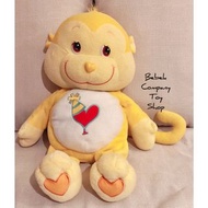 特價 絕版Care Bears cousin 28吋 大型彩虹熊 愛心熊 玩偶 古董玩具 黃色 猴子
