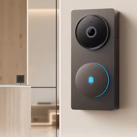 G410 Intelligent Visual Doorbell Wifi Home Keyless 2K HD Camera Electronic Cat Eye Remote Monitoring