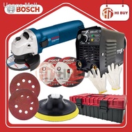 ✸﹉BOSCH ANGLE GRINDER 4" (GWS 060) + MARK-X MINI WELDING MACHINE (MKX-ARC150-MINI)