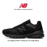 Sepatu NB New Balance 990 V5 Made In USA Triple Black