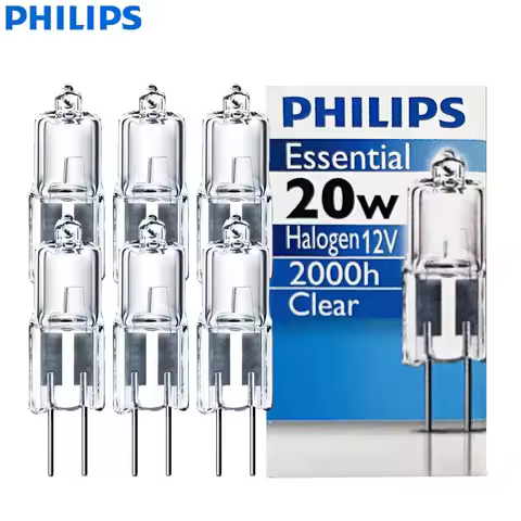 Philips G4 Halogen 20W 12V Essential Capsule Pin Lamp Decorative Light Clear 3000K White Dimmable T9