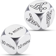 Funny Anniversary Steel Gifts Date Night Dice for Boyfriend Girlfriend Couples Anniversary Wedding G