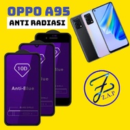 LAYAR OPPO A95 ANTI-RADIATION BLUE TEMPERED GLASS SCREEN PROTECTOR