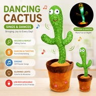 Dancing Cactus Toy Children's Toy Singing Talking Dancing Cactus Birthday Gift Plush Toy