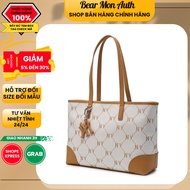 MLB Dia Monogram Jacquard Large Tote Bag New York Yankees - Cream 3AORL014N-50CRS