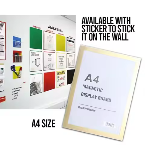 A3 A4 8.5x11inch Magnetic Photo Frame Self Adhesive Poster Certificate Artwork Magnetic Picture Fram