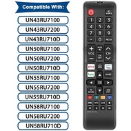 New BN59-01315A BN59-01315D Replacement for Samsung Remote Control and Smart 4K Ultra UHD Curved Series 8/7/ 6 TV HDTV LED, UN 32/40/ 43/50/ 55/58/ 65/75 inch N/NU/RU Series 5300 6900 710D