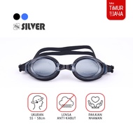 SILVER Adult Swimming Goggles / Adult Swim Goggles - 67249.1006