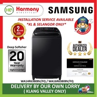 (FREE INSTALL KLANG VALLEY) SAMSUNG 16kg Washing Machine WA16R6380BV/FQ Washer Mesin Basuh 洗衣机 - Del