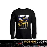 T-Shirt Komatsu HD785-7 Dump Truck Heavy Equipment Operator Long Sleeve Distro T-Shirt