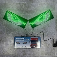 Demon Eye Car Light Wink Dynamic Car Eye Decoration Car Rear Window Small Car Car Display Car Sticke