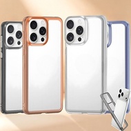 PC Frame Case Without A Back Panel Heat Dissipation Silicone Case for IPhone 16 Pro Max Iphone16pro 