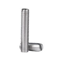 [Quick Shipment-] 304 Stainless Steel Flat-End Fixed Screw Slotted Headless Meter Top Screw Screw M2M2.5M3M4M5