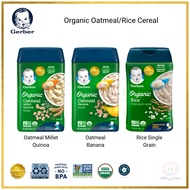 Gerber Organic Oatmeal/Rice Cereal