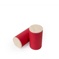 Hộp đựng trà giấy tròn nắp gỗ - HVL TEA