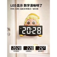 Star Clock Mario Wall Clock Mario Wall Clock Mario Clock Clock Clock Alarm Clock Wall-Mounted Electr