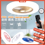 46cm/72W Ceiling Fan with Light 3 Levels Dimming Kipas Siling LED Ceiling Light with Remote 3 colors Kipas Siling Lampu 3 Levels Dimming kdk Ceiling Fan Remote