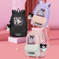 40cm/46cm Beg Kuromi School Bag Backpack Sesuai Sekolah Rendah Sekolah Menengah Beg Aesthetic Kuromi