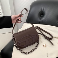 original DIESEL Die Niche Design 2024 New Jingle Bag High Color Value All-match Underarm Bag Handbag