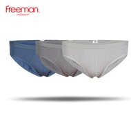 Combo 3 Quần lót nam thun lạnh phối lưng bản nhỏ FREEMAN 6042