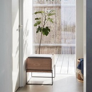 【Hübsch】－880512 橡木多功能儲物椅凳 穿鞋椅  穿鞋凳 北歐