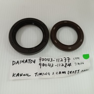 (1PAIR DAIHATSU 90043-11277/90043-11284) CRANK CAM SHAFT OIL SEAL FOR PERODUA KANCIL OLD 660 850 (38