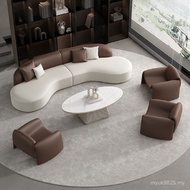 Light Modern Sales Store Reception Lobby Luxury Hotel Club Negotiation Beauty Salon VIP Sofa Curved 
