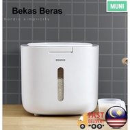 Bekas beras rice storage 5kg 10kg rice storage rice dispenser container bekas beras 10kg tempat beras rice storage box