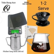 V60 coffee set package, manual coffee brewing tool