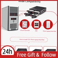 Supergoodsales OImaster 4 Bays 2.5’’ SATA HDD SSD Hard Drive Mobile Rack Backplane with Key Lock Loc