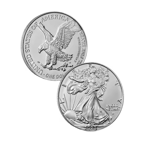 American Statue of Liberty Eagle Coin Silver Plated Commemorative Coin Collection Liberty Collection