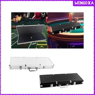 [Wenodxa] Chip Case Carrying Thicken Suitcase Cards Box with Handle Organizer Holder for Household T