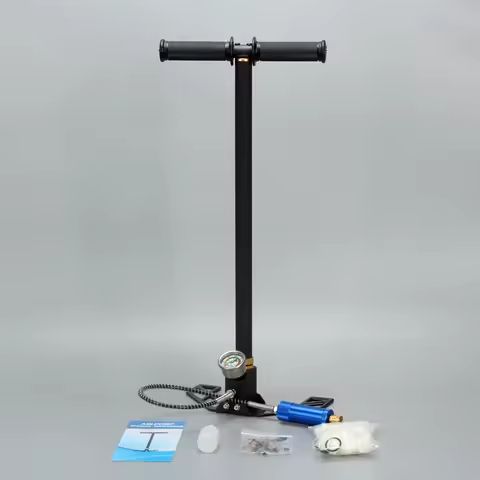Factory outlet High Pressure 3 Stage PCP Hand Operated Air Pump Hunting PCP pump 300bar 30mpa 4500ps