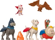 DC League of Super-Pets Preschool Toys Figure Multipack, Krypto Ace PB Chip Pigasus & Lulu for Prete