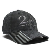 Military imagine 2nd Amendment 1791 AR-15 Style Typhon color Hat cap